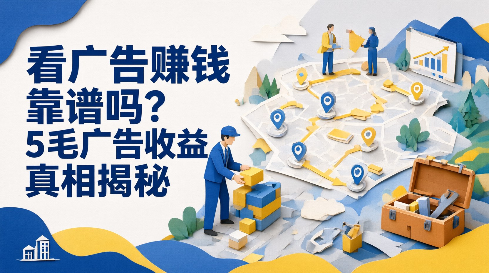 看广告赚钱靠谱吗？5毛广告收益真相揭秘