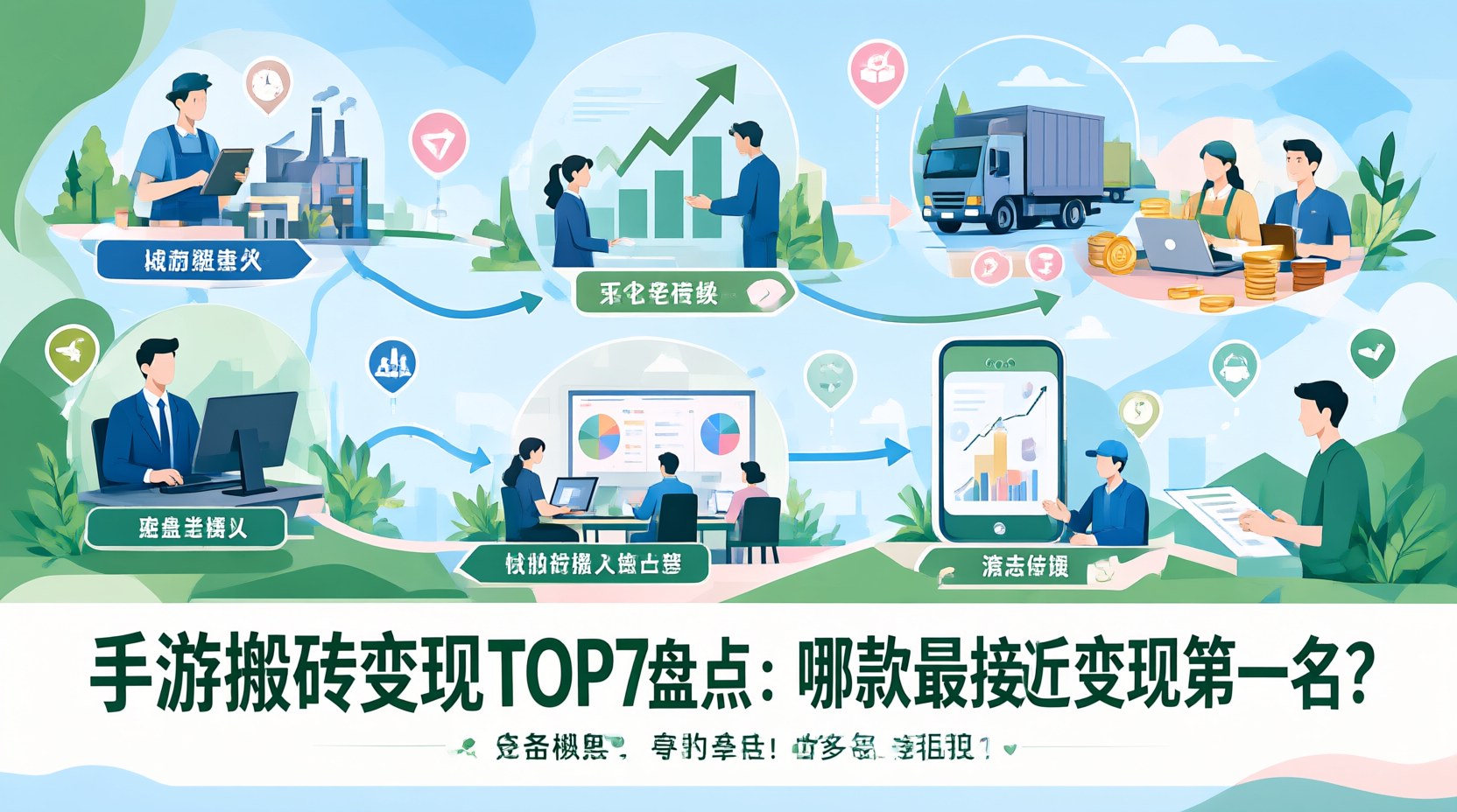 手游搬砖变现TOP7盘点：哪款最接近变现第一名？
