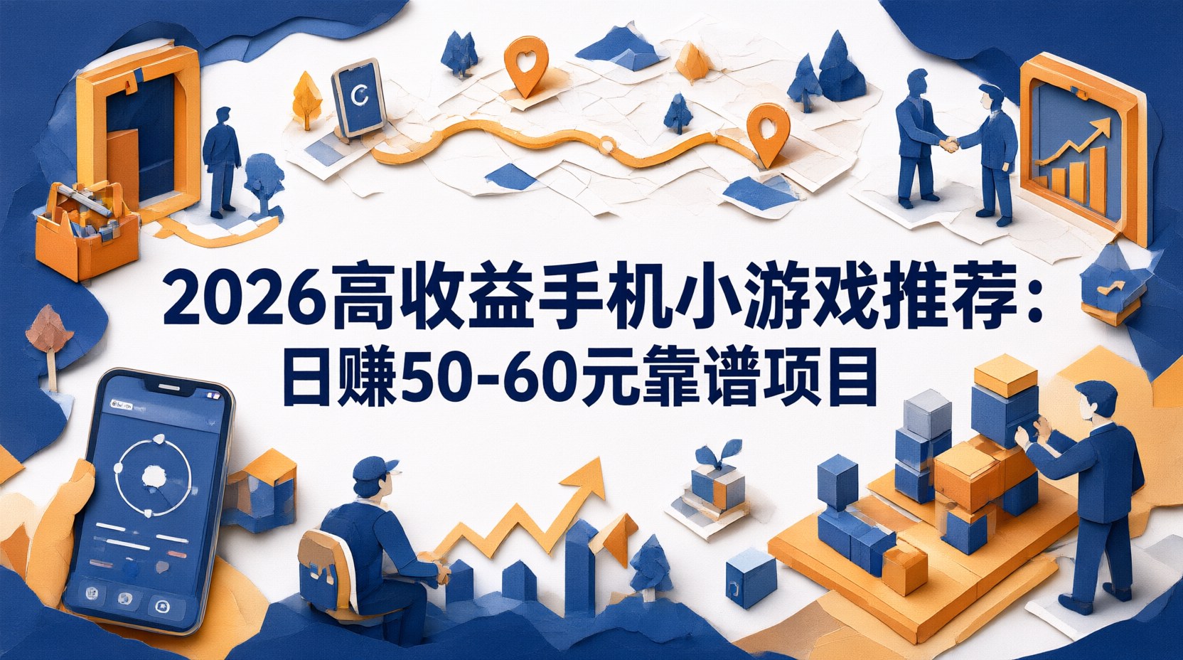 2026高收益手机小游戏推荐：日赚50-60元靠谱项目